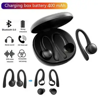 Brezžične Slušalke TWS Bluetooth 5.0 Power LED Zaslon Brezžični Z Mikrofonom Čepkov Šport Nepremočljiva V Uho Za iOS Android