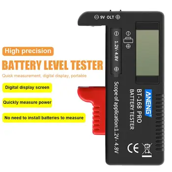 BT-168 PRO Baterije Tester lahko Preizkusite 18650 Baterija Zmogljivosti Tester natančen Digitalni Prikaz Baterije Merilni Instrument