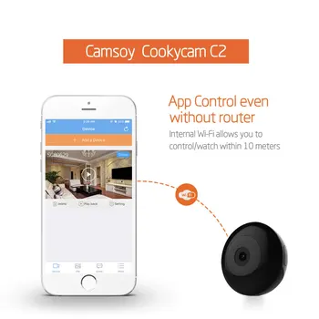 CAMSOY WIFI IP Kamera 1080P HD Brezžični Home Security P2P Smart Mini nadzorna Kamera Night Vision Baby Monitor, Fotoaparat