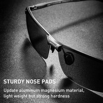 CAPONI 2020 sončna Očala Za Moške Polarizirana Dan Vožnje Športne Odtenki UV400 Zaščito aluminijast Okvir Moški je Sonce Očala CP3043