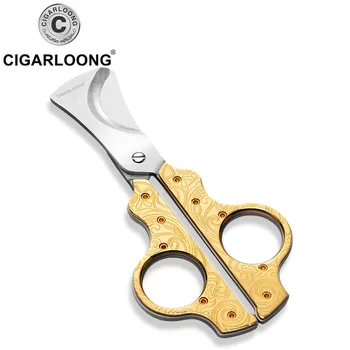 CIGARLOONG cigar škarje zadebelitev kakovosti yangquan iz nerjavečega jekla letnik cigar škarje CL-J101