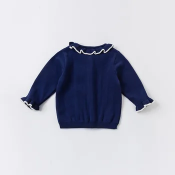DBM17468 dave bella pozimi baby dekleta Božič risanka pleteni pulover otroci moda malčka boutique vrhovi