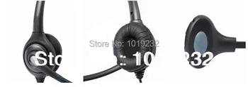 Dvojno 3,5 mm vtič ali RJ9 plug ali 2,5 mm vtič klicni center za slušalke,računalnik, prenosnik prenosnik slušalke z QD (Hitro Prekini) kabel