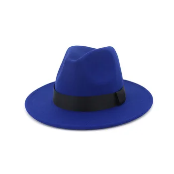 Fedora klobuki classic Vintage Kape ženske pozimi klobuk jeseni na prostem priložnostne Počutil klobuk moških barva fascinator kape s ščitnikom moški ženske klobuki