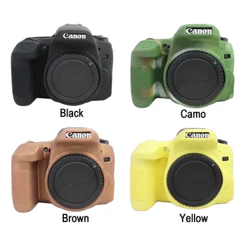 Fotoaparat Mehke Silikonske Gume, ki je Zaščitnik Kože Primeru Kritje za Canon Eos 77D Rebel T7i 800D T8i 850D 5D3 5DS 5DSR