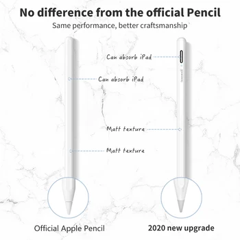 GOOJODOQ Pisalo Dotik Za Apple Svinčnik iPad Pro Air 2 3 Mini 4 Pisalo za Huawei Samsung Tablični iOS/Android Mobilni Telefon