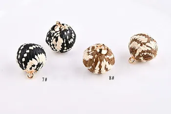 Han Chao Chao tkane vezavi DIY kroglice uhani, uhani, ročno pribor pribor, obesek materialov