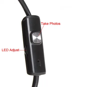 HD Mini Kamera AN97 5,5 mm Premer Mini Endoskop z 1M 2M Kabel USB za Android Iskanje Stvar Kamere za Mikroskopijo