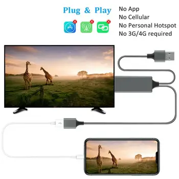 HDMI Zrcaljenje Kabel Micro USB Na TV Kabel HDMI Adapter Ogledalo HD 1080P OTG adapter MHL Kabel Za Samsung Galaxy Tablet Android