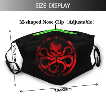 Hydra Odraslih Non-Enkratno Masko Proti Meglica Maske Z Filtri Za Zaščito Masko Respirator Usta Žarilna