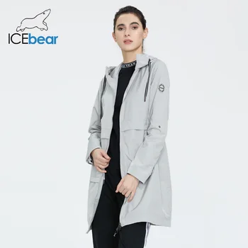 ICEbear 2020 Žensk pomlad windbreaker kakovosti ženske jakna eleganten casual ženske obleke s kapuco GWF20005I