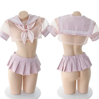 Japonski Seksi Perilo Glej Preko Študentskih Cosplay Anime Šoli JK Enotno Kawaii Oblačila Sailor Dekle Šoli Kostum
