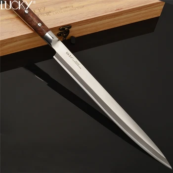 Japonski Suši Deba Nož za Kuhinjo nemški 1.4116 iz Nerjavečega Jekla Yanagiba Filetiranja Sashimi Noži z Rosewood Ročaj 8G