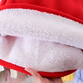 Jeseni, Pozimi Baby Dekleta Dolgo Sleeve Solid Tiskanja Obleko Otroci Princesa Pageant Cheongsam Obleke Novega Leta Predvečer Kostumi