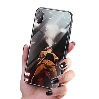 Kaljeno Steklo Primerih za iPhone Mini 12 11 Pro XS MAX 7 8 XR X 6 6S Plus SE 2020 Mobilni Telefon Vrečke Harry Styles Pokrov