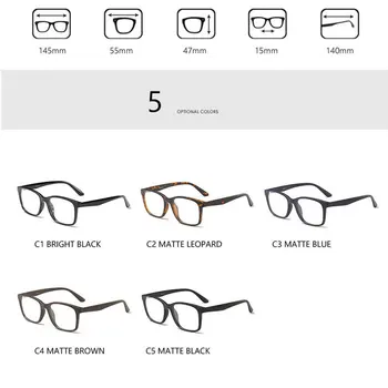 Klasičen Recept Očala Okvir Moških Kratkovidnost Jasno, Optične Leče Moških Branje Gaming Računalnik Očala Proti Odsevno UV