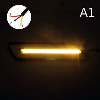 LEEPEE 1 Par LED Avto DRL Vključite Signal Svetilke Dnevnih Luči za Meglo Lučka Prilagodljiv Vzvratno Luč Avto-styling Nepremočljiva COB