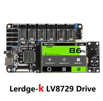 LERDGE-K Krmilnik ROKO 32Bit matične plošče, 3,5-palčni Zaslon na Dotik nadgradnjo Lerdge-S za XYZ Detla Ultimaker Hbot 3d tiskalnik deli
