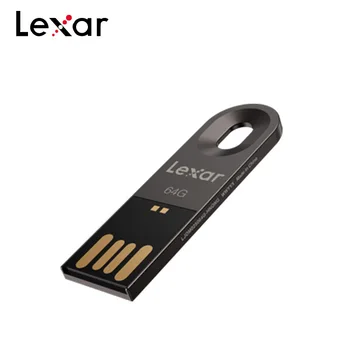 Lexar Kovinski Pendrive 32GB 64GB 16GB Visoke Hitrosti Flash Disk, USB 2.0 Memory Stick Siva Mini Prenosni U Disk Za Računalnik