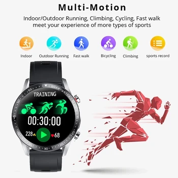 LIGE 2021 Nove Bluetooth klic pametno gledati moški nepremočljiva Šport Fitnes watch Srčni utrip, krvni tlak Monitor Dejavnost tracker
