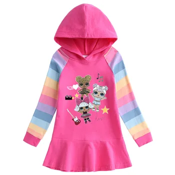 LOL Presenečenje Jeseni Dekleta Hoodies Otroke Božič Obleko z Dolgimi Rokavi Plašč Otroška Noša Stranka Sweatshirts Oblačila