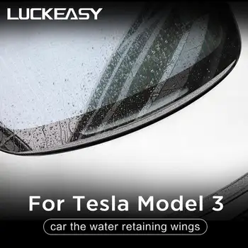 LUCKEASY Avto ABS vode obdrži krila za Tesla model 3 2017-2021 coupe uspešnosti trunk spojler krilo