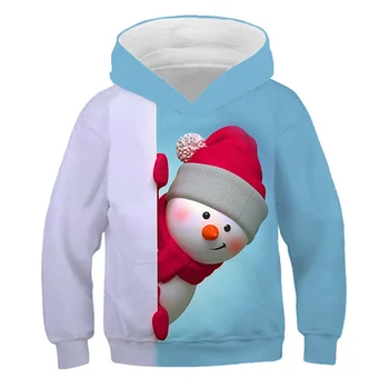 Luksuzni šport in prosti čas Harajuku slog otrok vrhovi jeseni vroče prodaje hoodies moda 3D tiskanje otroke Božič oblači