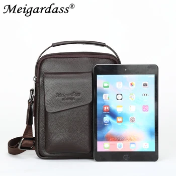 MEIGARDASS Messenger Bag Pravega Usnja Moške Ramo Torbe, moški Poslovnih iPad Tabela Vrečke Torbici Urad Crossbody Vrečko