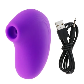Mini Oralni Seks Bedak Vibrator 10 Vzorcev Nepremočljiva Polnilni Nastavek Stimulator G-Spot Simulator Klitoris Sex Igrača za Ženske