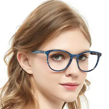 Modra Svetloba Blokiranje Očala Ženske Krokodil Vzorec Očala Okvirji Računalnik Optičnih Očal na Recept lunette OCCI CHIARI