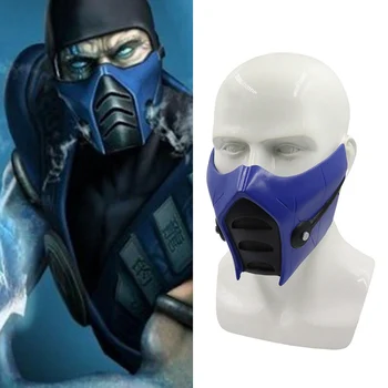Mortal Kombat Smolo, Cosplay Maske MK Škorpijon Obraz Sub-Zero Masko Masker Unisex Halloween Cosplay Rekviziti