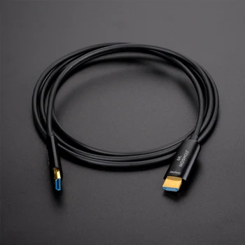 MOSHOU Optični HDMI 2.1 Kabel Ultra visoki LOČLJIVOSTI (UHD) 8K Kabel 120GHz 48Gbs z Avdio & Ethernet HDMI Kabel HDR 4:4:4 Lossless Cabl