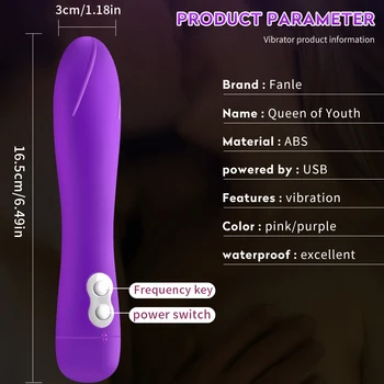 Močan Vibrator za Ženske G Spot Klitoris Stimulator Spolnih Odraslih, Pralni Analni Igrače Erotična Masaža Orodje Ženski Masturbator Palico