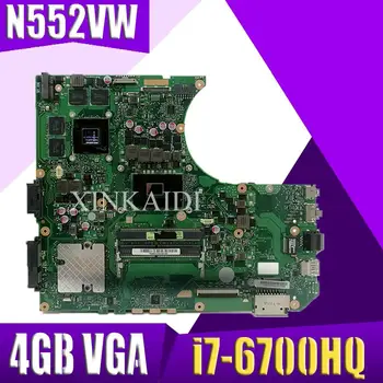 N552VX Matično ploščo Za ASUS N552VW N552VX N552V N552 laptop mainboard I7-6700HQ GTX950M/4GB