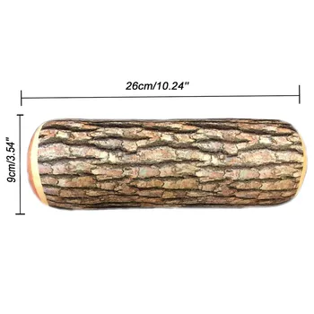 Narava Lesa dnevnik, 26*9 CM Mikro Mini Microbead Blazino Roll Vratu Blazino Stolpec Blazine Udobno Blazine za Spanje Domačega Tekstilnega