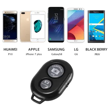 Neewer mobilni telefon, Brezžični Bluetooth Daljinski upravljalnik za Sprostitev Zaklopa z Modro Zapestje Traku za vse iPhone in Android Mobilne Naprave