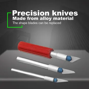 Non-Slip 13pc Trajne Natančnost Nož Set Exacto Slog Multi-funkcijo Nož Obrti Carving Nož Hujše Kiparstvo Art Komplet orodij