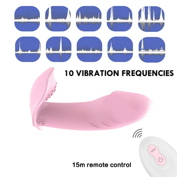 Nosljivi Metulj, Dildo, Vibrator za Odrasle Sex Igrače za Ženske G Spot Klitoris Stimulator Brezžični Daljinski upravljalnik Vibrator Hlačke