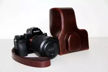 Nov Fotoaparat torba Torba za Sony alpha A7RII A7R Mr 2 Sony A7II PU Usnje Fotoaparat Vrečko Kritje Torbica
