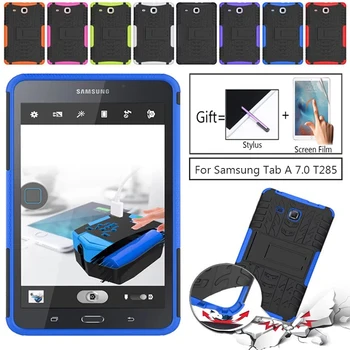 Nov Oklep Za Samsung Tab A6 T280 Primeru TPU+PC Shockproof Pokrovček Za Samsung Galaxy Tab A6 7.0 T280 T285 SM-T280 Primeru Zajema