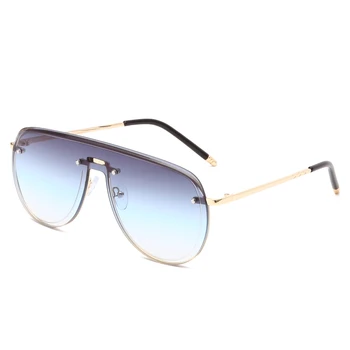 Nova Moda Rimless sončna Očala Moški Ženske Luksuzne blagovne Znamke Oblikovalec Kovin sončna Očala UV400 Odtenki Očala gafas de sol hombre