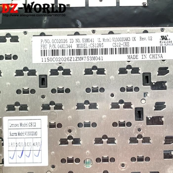 Novi Originalni GB KRALJESTVU angleško Tipkovnico za Lenovo Thinkpad T430 T430S X230 T530 W530 L430 L530 X230 Tablet Teclado 04X1344 04Y0594