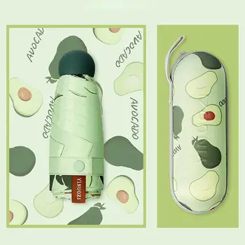 Novi Sad Kapsula Ustvarjalne ne Dežnik Ženski Anti-ultravijolično Dežnik Zložljiv Dež Dežnik Mini Prenosni 5 Krat Dežnik