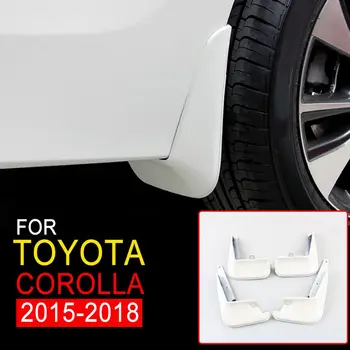 Novo Blatniki Za Toyota Corolla-2016-2017-2018 Belo Blato Zavihek Zavihki Splash Varovala Blatniki Kroma Styling Deli 4Pcs