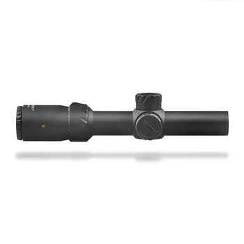 ODKRITJE taktično Lov Riflescope HD 1-4X24 IR Dolgo okularjem Osvetljeni R&G Teleskopsko Pogled Področje fit 30-06 308 AR15 M4