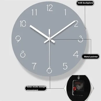 Ogledalo-kot Akril Stenske Ure, Sodoben Dizajn 12 inch Barva 3D Tiho Gibanja Art Ure Reloj de Pared Spalnica Dekoracijo