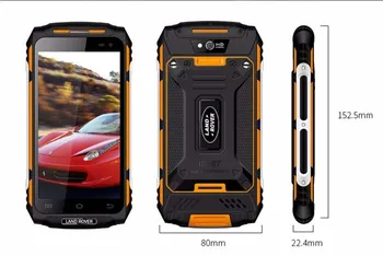 Original Land Rover X2 Guophone X2 mobilni telefon, LCD zaslon za Land Rover X2 Guophone X2 P67 Nepremočljiva Dustproof 5.0