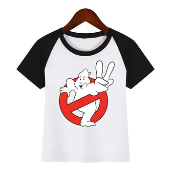 Otrok Ghost Busters, Nova Risanka T-shirt Fant Dekle Smešno Vrhovi Hipster Poletje Tees Tshirts Obleko Otroci Modnih Oblačil Majica s kratkimi rokavi