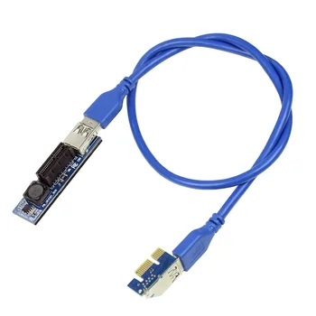 PCI-E 1X, da X1 Podaljšek Adapter USB 3.0 Kabel SATA Power PCI Express Extender za RAČUNALNIŠKE matične plošče, PCIE X1 Riser Dodajte Na Kartico