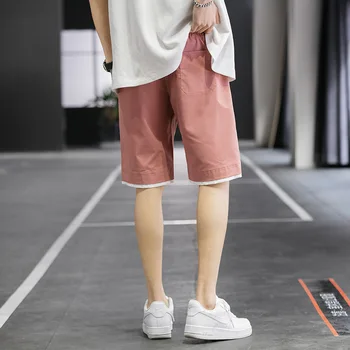 Poletje nov trend priložnostne pet-točka hlače mladi moda hlače moški izgubijo vse-tekmo barva naravnost hlače